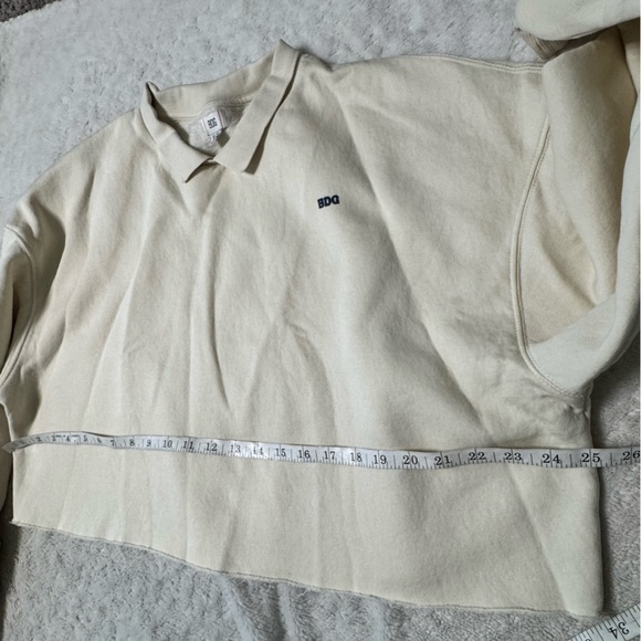 BDG Urban Outfitters Collared Pullover Cropped Sweatshirt - Picture 13 of 15